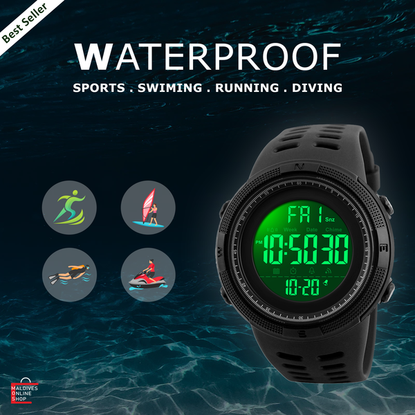 50M WATERPROOF - SPORTS WATCH