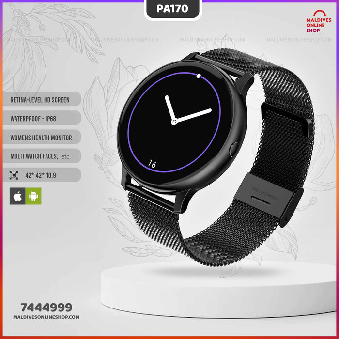 PA170 | Waterproof Sports Tracker Smart Watch - iOS & Android - New