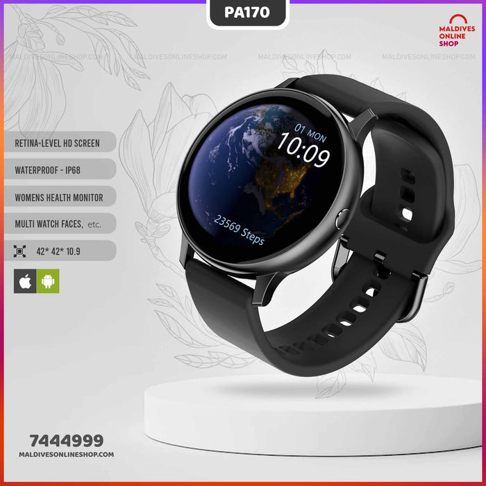 PA170 | Waterproof Sports Tracker Smart Watch - iOS & Android - New