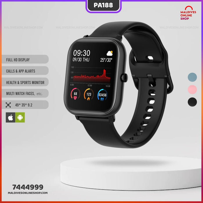 PA188 | High-Quality Cheapest Smart Watch - Sports Tracker - New