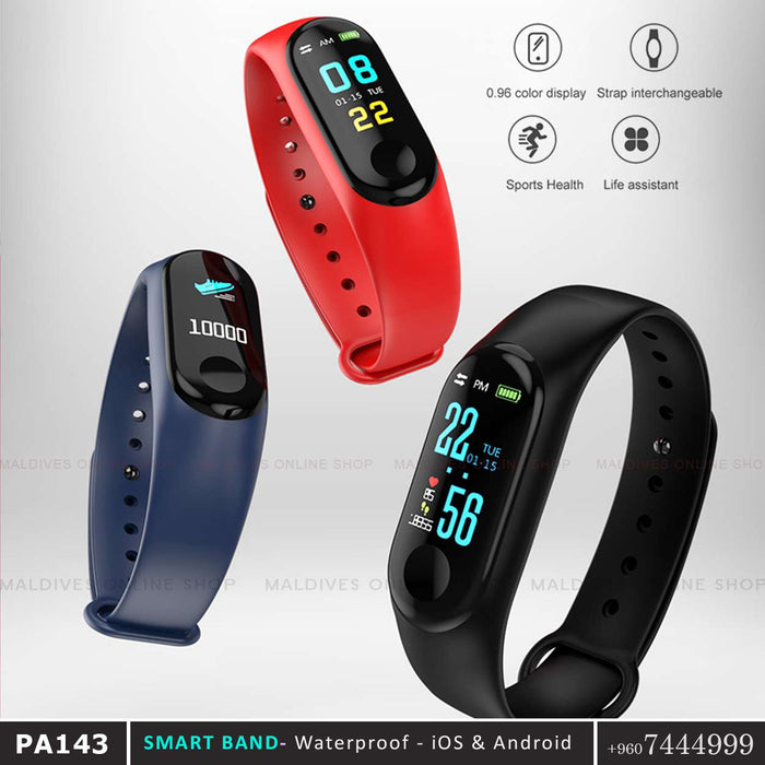 PA143 | SMART-BRACELET - Waterproof - iOS & Android