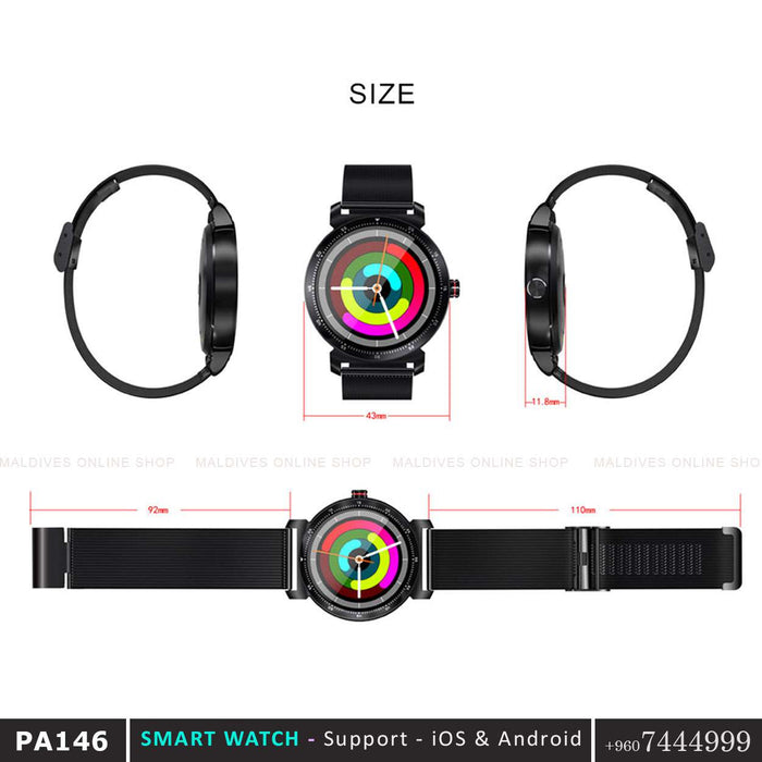 PA146 | SMARTWATCH - Bluetooth - Support Android / iOS