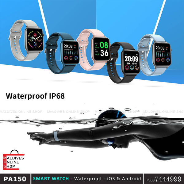 PA150 | Waterproof - Bluetooth SMART WATCH - Android & iOS