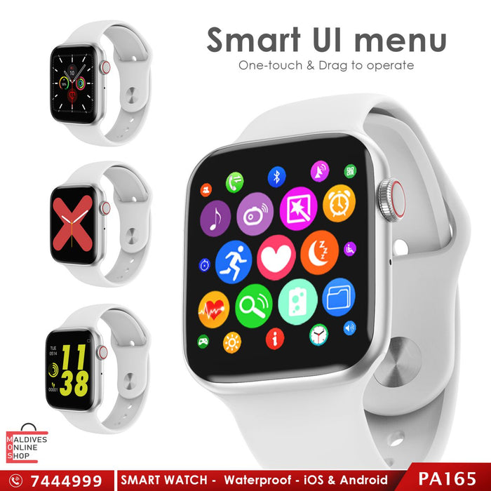 PA165 | Bluetooth Smart Watch - Support iOS & Android