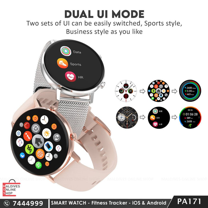PA171 | Sports Tracker Smart Watch - iOS & Android - New