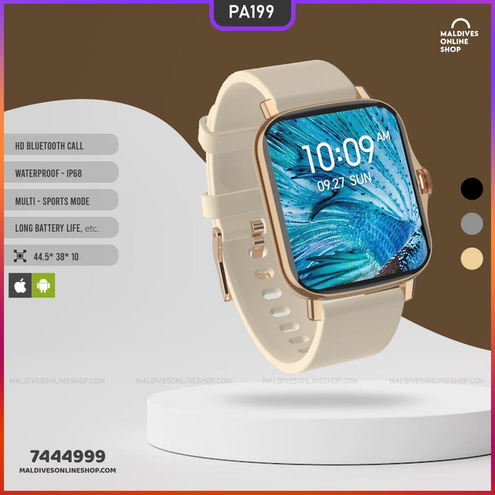 PA199 | High Quality - BT Call Support - Smart Watch
